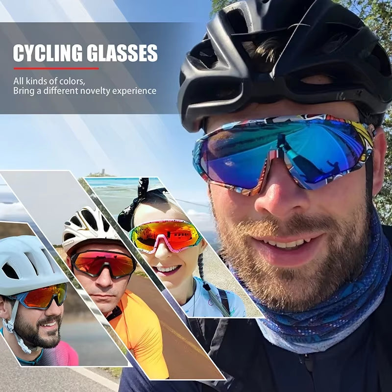 Cycling Sunglasses Mtb Polarized Sports Cycling Glasses Goggles Bicycle Mountain Bike Glasses Men/Women Riding Cycling Eyewear